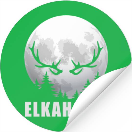 Elk Hunting Elkaholic Hunters Stickers