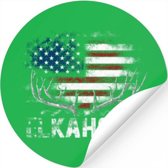 Elk Hunting Elkaholic Hunters Stickers