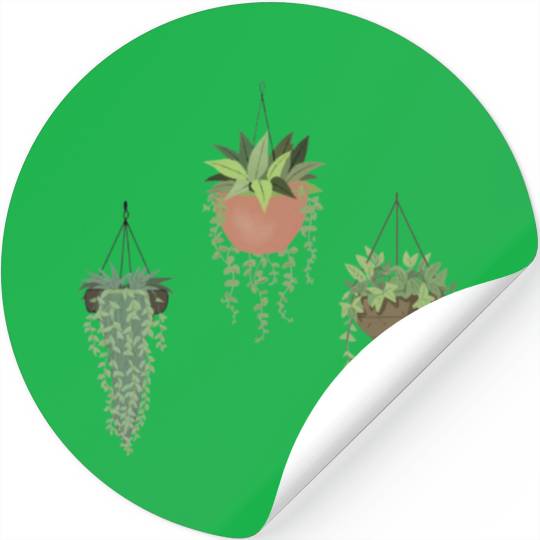 Hanging plants Stickers