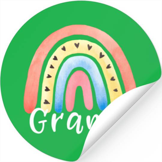 Granny Rainbow Grandma Grand Stickers