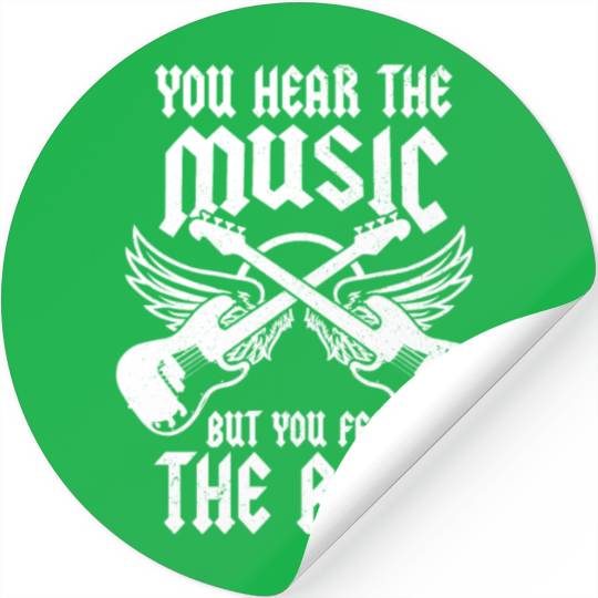 Bass Guitar Player Bassist Funny Gift Stickers