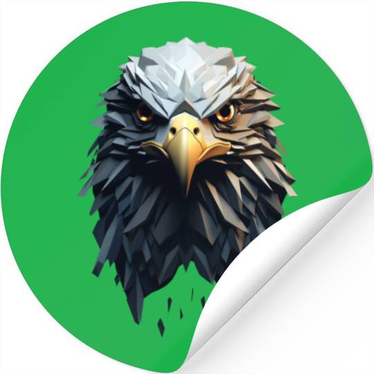 Geometric Eagle Animation Stickers