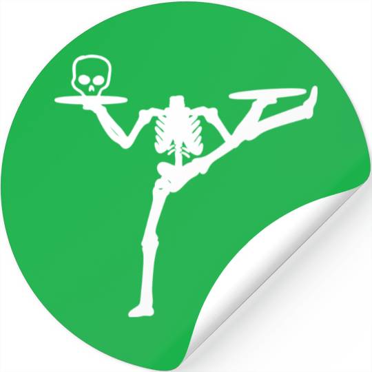 Dancing Skeleton Street Dancer Gift Stickers