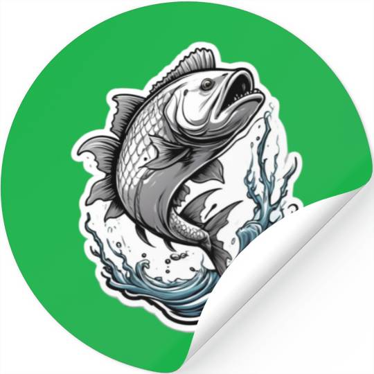 monsters fish Stickers