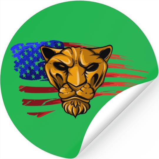 Lion Of Liberty Stickers
