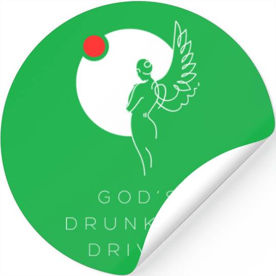 God's Drunkest Driver Stickers