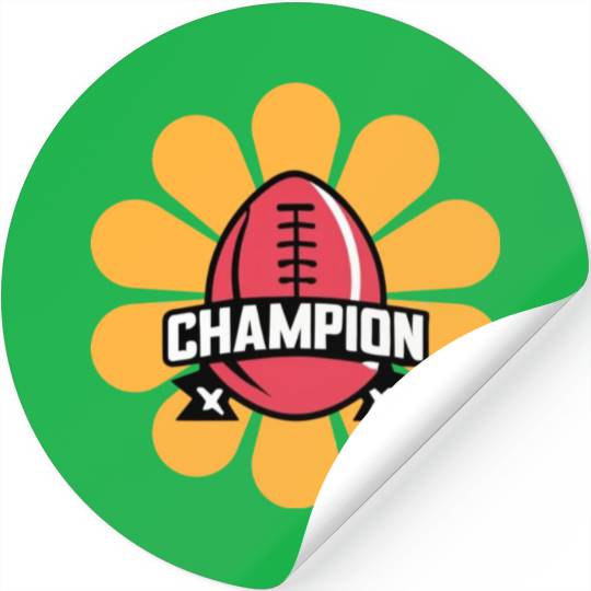 Fantasy Football Champion Stickers