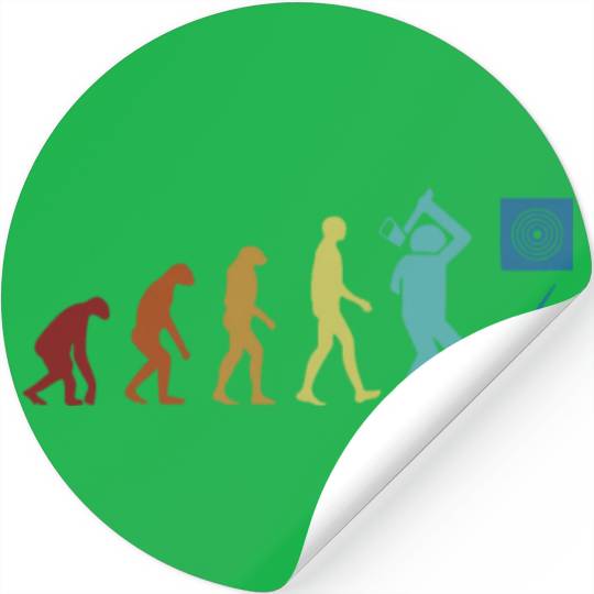Axe Throwing Evolution Axe Throwing Game Axe Stickers