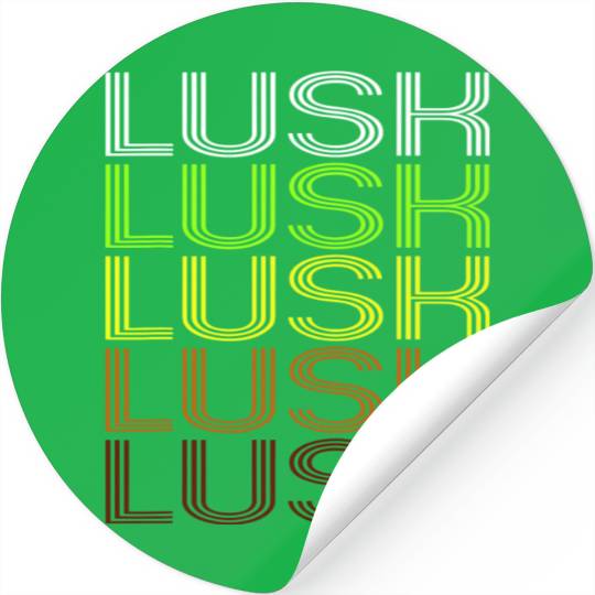 Lusk, WY | Vintage Style Wyoming Stickers