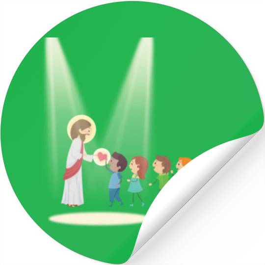 sacred heart of jesus Stickers