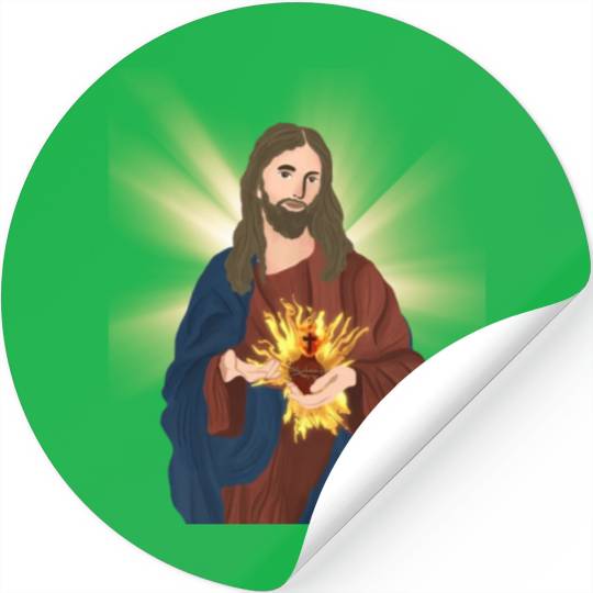 sacred heart of jesus Stickers