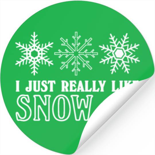 Snow Snowflake Snowflakes Stickers