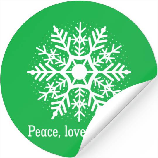 Snowflake Snowflakes Snow Stickers