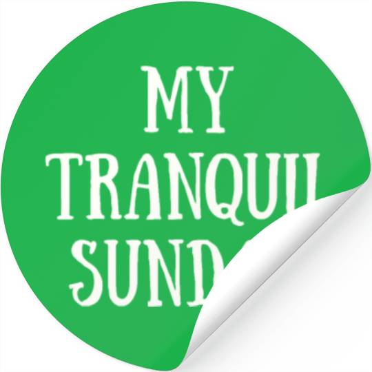 My Tranquil Sunday Stickers