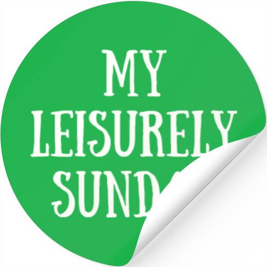 My Leisurely Sunday Stickers