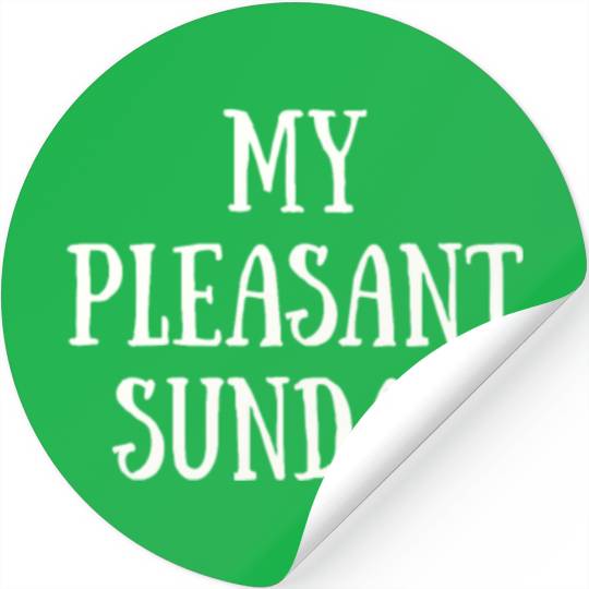 My Pleasant Sunday Stickers