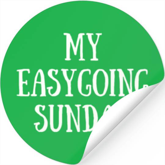 My Easygoing Sunday Stickers