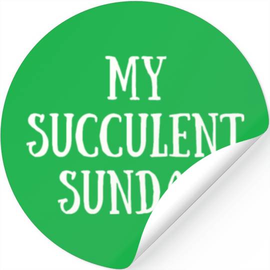 My Succulent Sunday Stickers