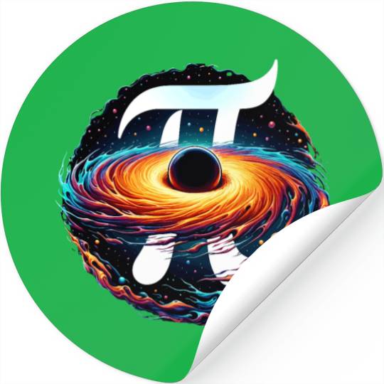 Funny Pi Day 2024 3,14 Pi Number Symbol Math Stickers