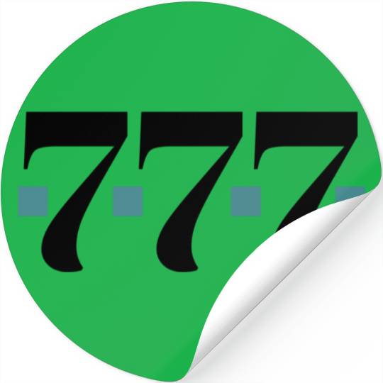 Angel number 7. 777 Stickers