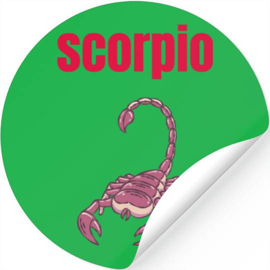 Scorpio Zodiac Sign, Astrology, Horoscope Stickers