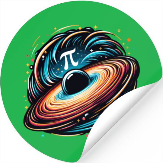 Funny Pi Day 2024 3,14 Pi Number Symbol Math Stickers