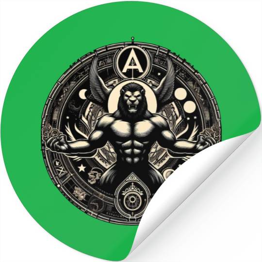 Alphapparel - The Winged Lion Stickers