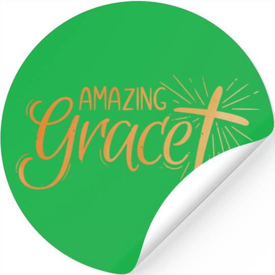Amazing Grace Lettering Stickers