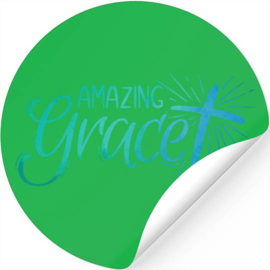 Amazing Grace Lettering Stickers