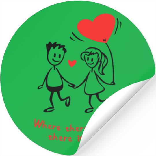 Tenues assorties pour elle et lui Stickers