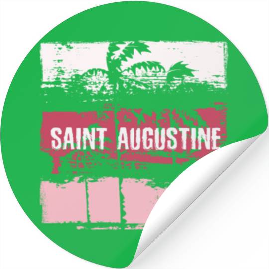 Saint Augustine Florida Vacation Souvenir Stickers