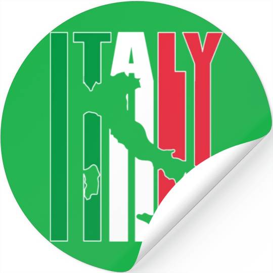 Italy Vintage Countries Italian Culture Flag Stickers