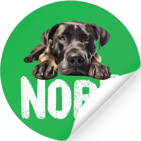 Great dane Nope Stickers