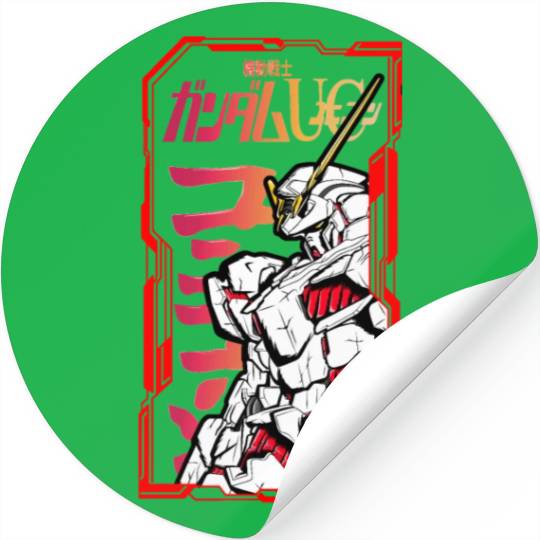 Gundam unicorn Stickers
