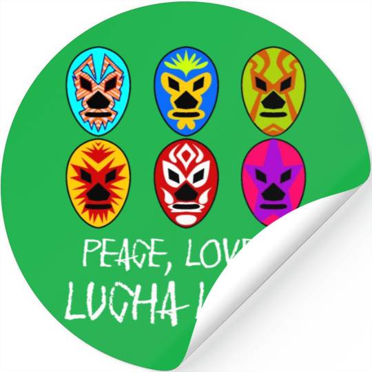 Lucha Libre Mask Wrestling Stickers