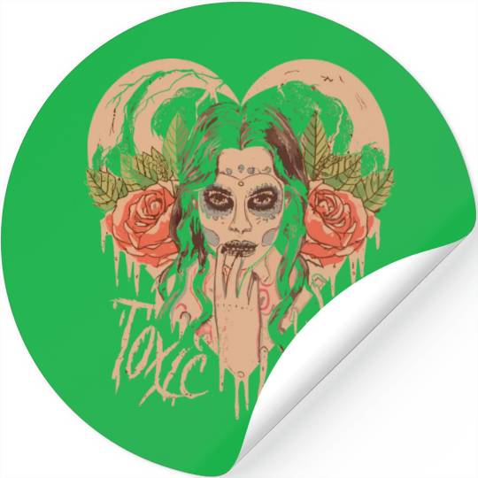 Toxic Love Valentine Couple Gift Stickers