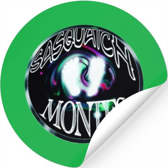 Sasquatch Mystical Identity Logo Stickers