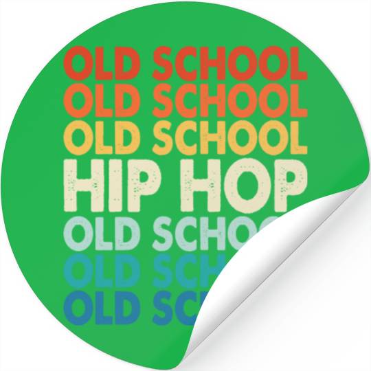Old school hiphop Music Mixtape Stickers