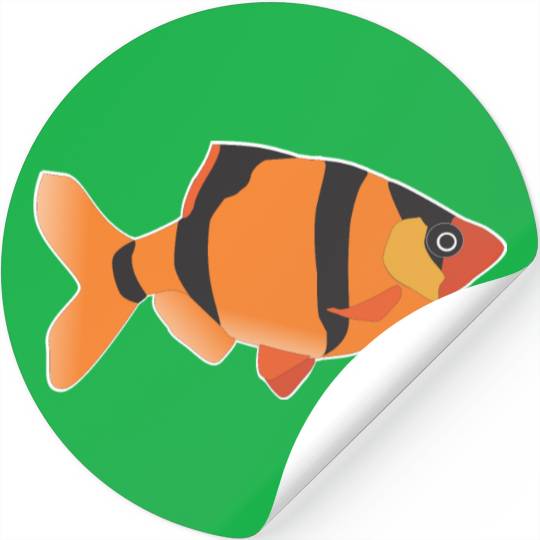 tiger brab Stickers