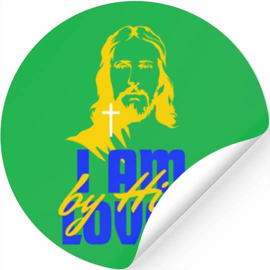 Loved by Him Stickers