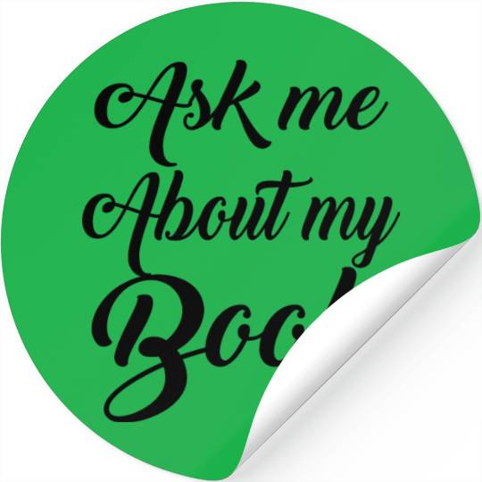 English Teacher Ask Me About My Book Stickers