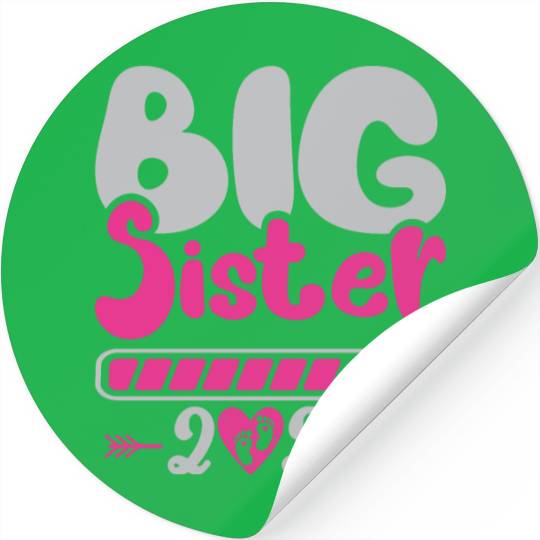 Big Sis loading - Big Sister loading - Pregnancy Stickers
