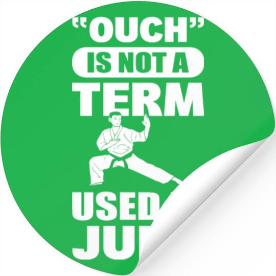 Funny Judo Judo Practitioner Stickers