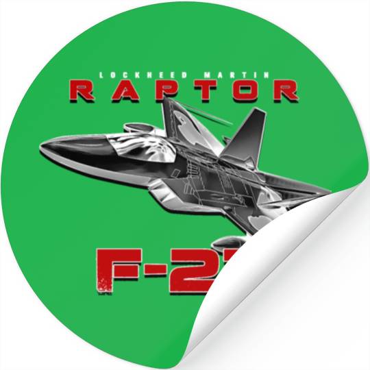 F-22 Raptor Fighterjet Us Air Force Warbird Stickers