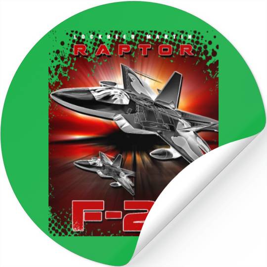 F-22 Raptor Fighterjet Us Air Force Warbird Stickers