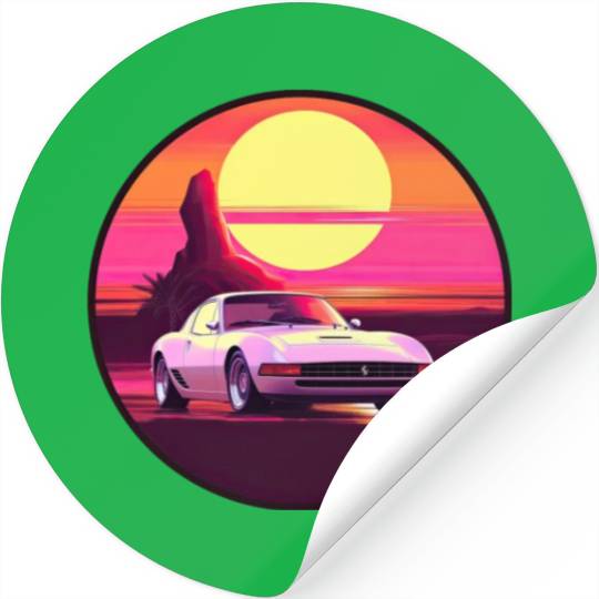 Classic Sports Car Stickers