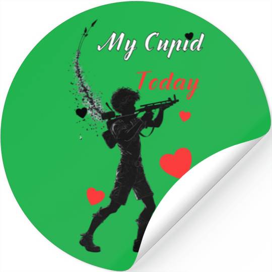 Angel of love, my cupid today. Stickers