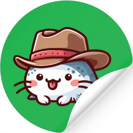Catfish with Hat Stickers