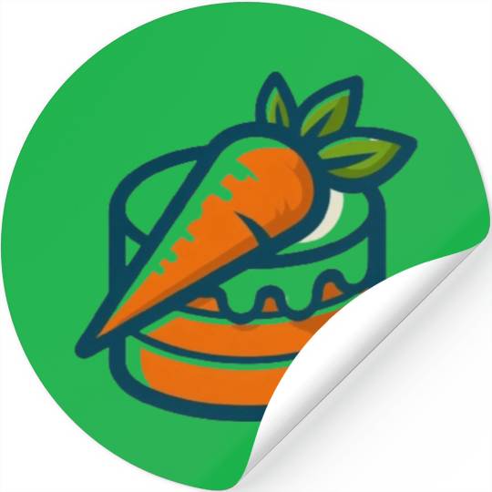 Carrot Cake Stickers