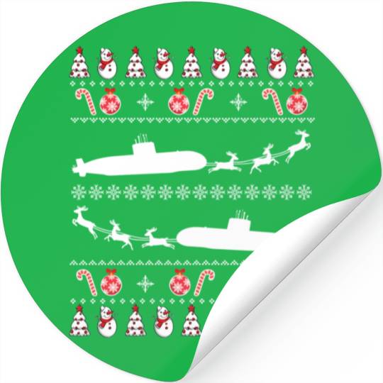 Submarine Service Submariner Ugly Stickers